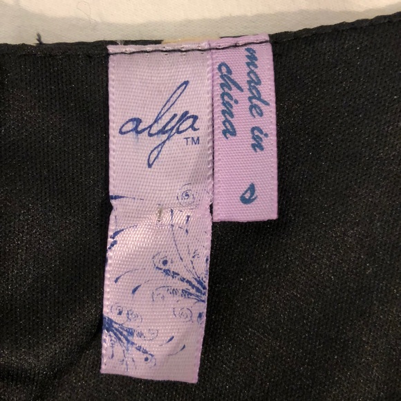 Adorable black/ tan polka dot above the knee dress - Picture 2 of 3